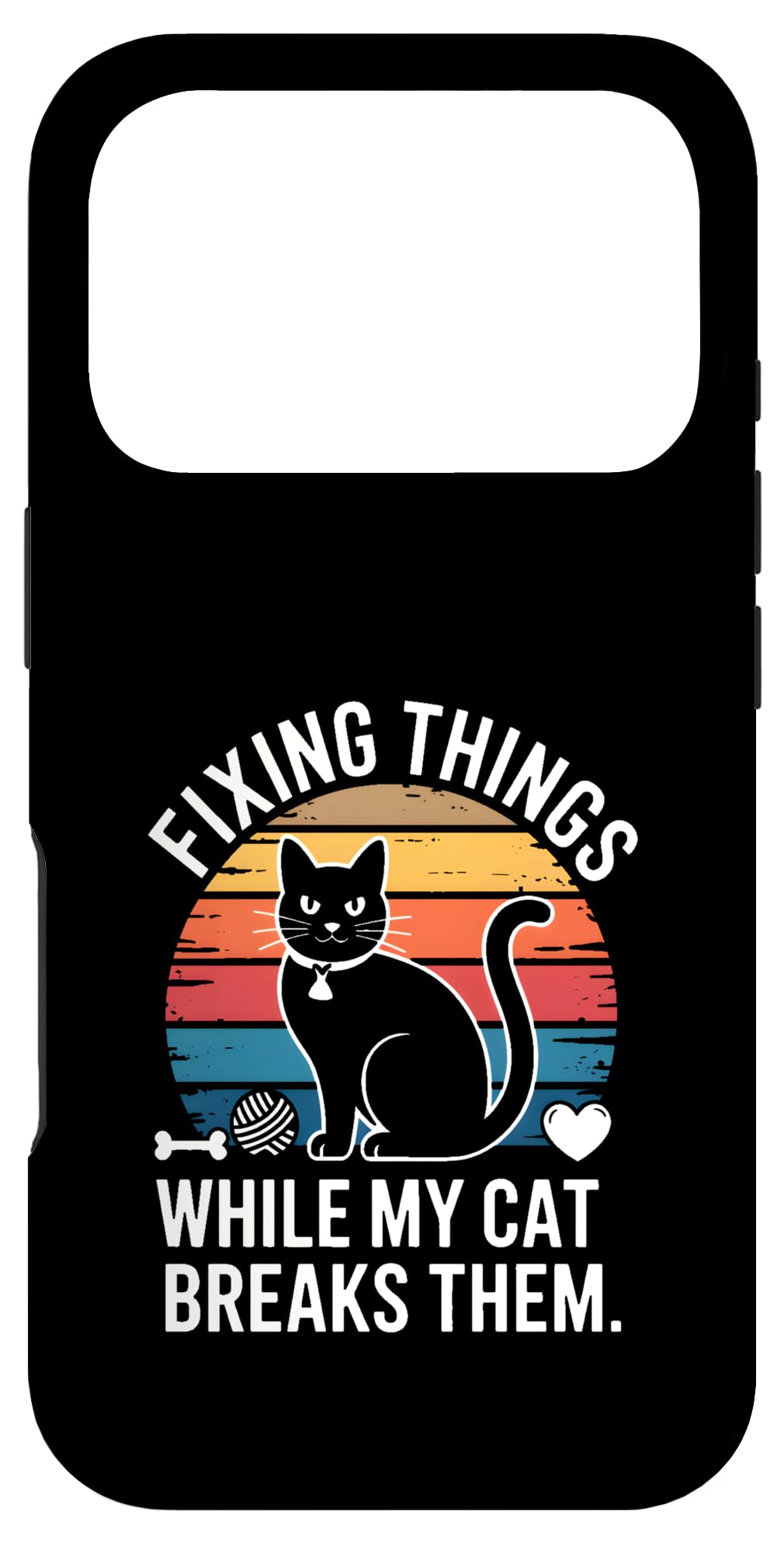 Amazon.co.jp: 私の猫がそれらを壊している間に物事を修正する 面白い